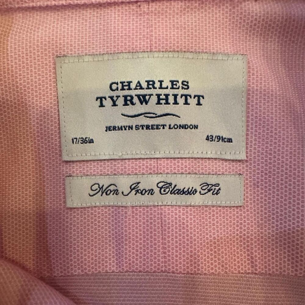 Charles-tyrwhitt Men's Pink Shirt - Picture 7 of 7